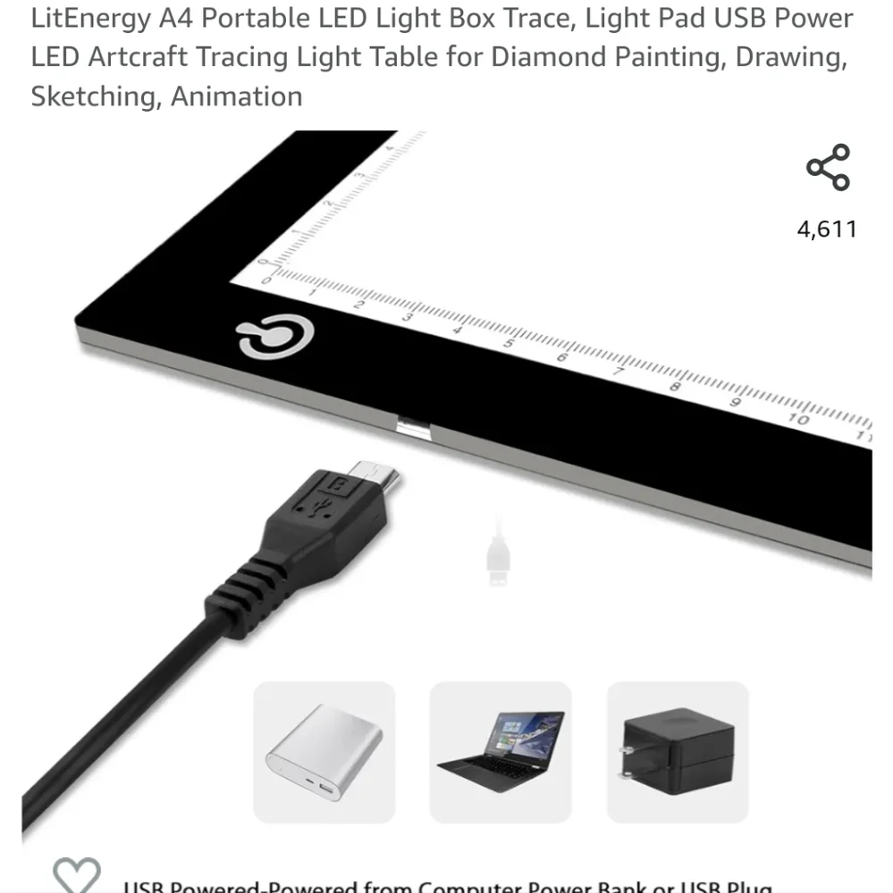 Led adjustable illuminated teaching light box - Picture 10 of 10